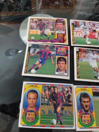 Cromos Real Madrid y Barcelona Vintage