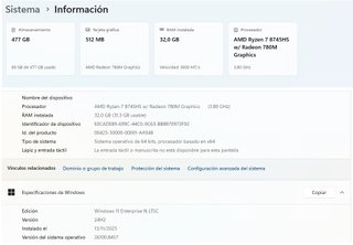 Mini PC FIREBAT AMD R7-8745HS 32GB DDR5
