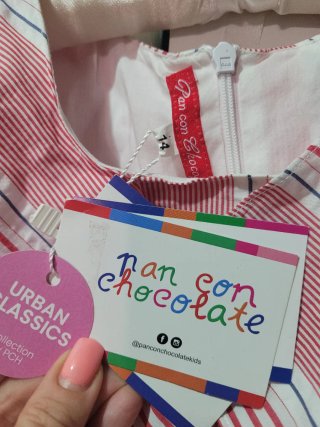 Vestido de niña Pan con Chocolate