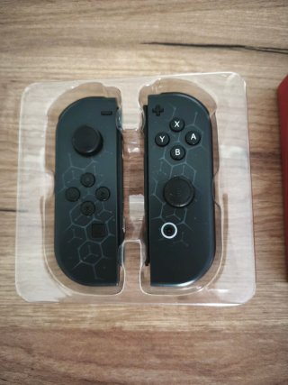 JoyCons Nintendo Switch Negros con Luces