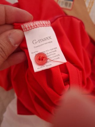 Camisa G-Star RAW Roja Manga Larga , elástica