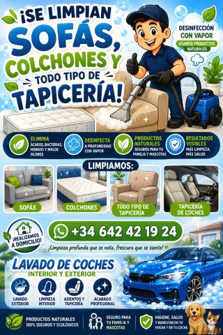 Limpieza de tapicería