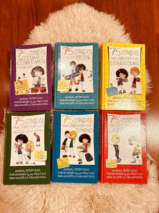 (9-14años)Lote 6 libros juveniles “75 consejos…”