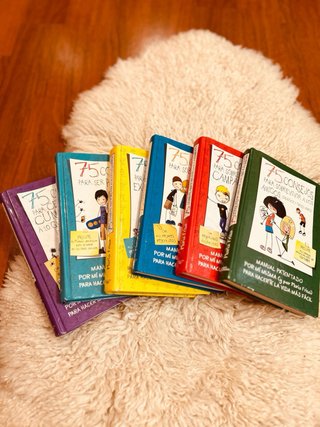 (9-14años)Lote 6 libros juveniles “75 consejos…”