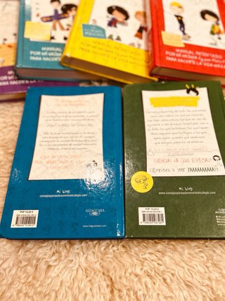 (9-14años)Lote 6 libros juveniles “75 consejos…”