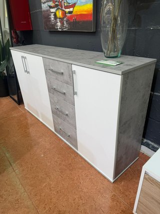 Recibidor moderno blanco y gris