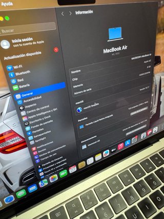 MacBook Air M2 256GB 8GB RAM Plata