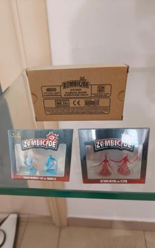 Zombicide Set: Kabuki Pack + Union Worker + Alyana