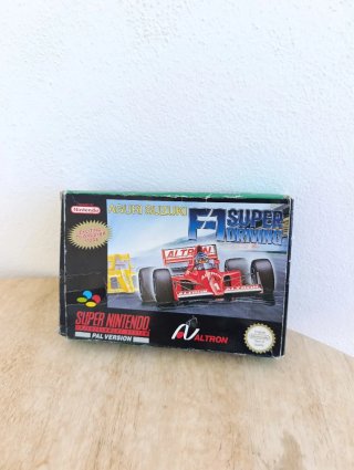 F1 Super Driving Super Nintendo Snes videojuego