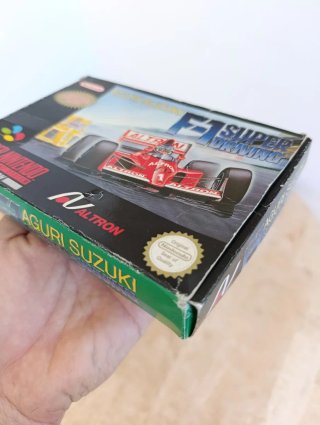 F1 Super Driving Super Nintendo Snes videojuego