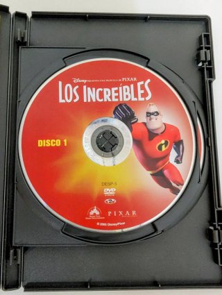 2 DVD LOS INCREÍBLES. Edición Especial. DISNEY.