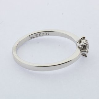 Anillo Tous Oro Blanco Diamantes Talla 12