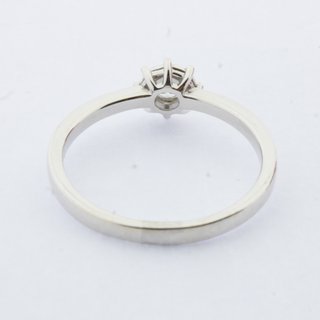 Anillo Tous Oro Blanco Diamantes Talla 12