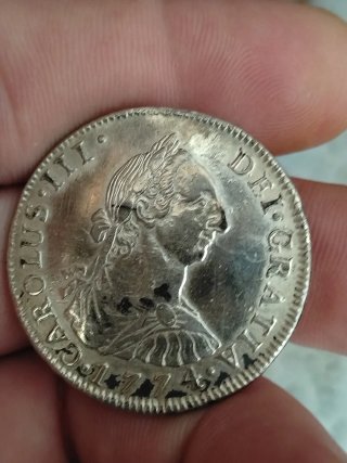 Oferta hoy! Moneda Plata Carlos III 4 Reales 1774