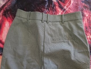 Pantalones de traje mujer verde