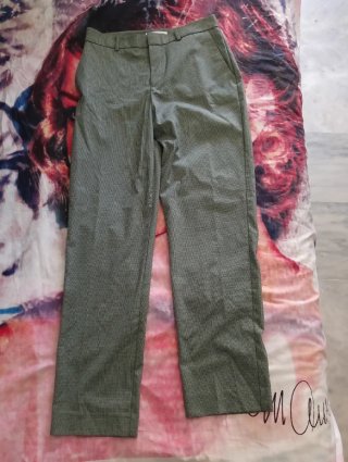 Pantalones de traje mujer verde