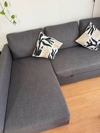 Sofá Cama Chaise Longue FRIHETEN Ikea Gris