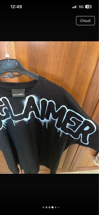T-shirt uomo Disclaimer