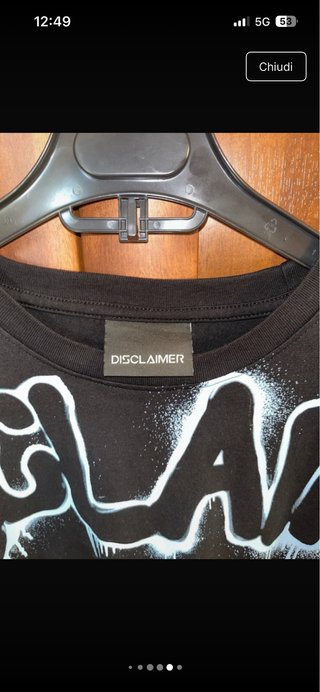 T-shirt uomo Disclaimer
