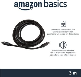 Cavo ottico audio digitale Toslink 1,8 m
