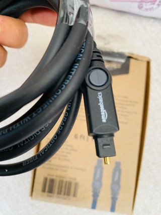 Cavo ottico audio digitale Toslink 1,8 m