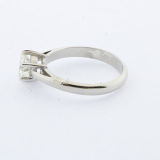 Anillo Solitario Oro Blanco con Brillante