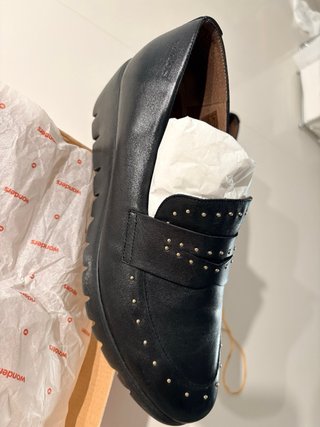 Zapatos Mocasines Wonders Talla 42 Negros