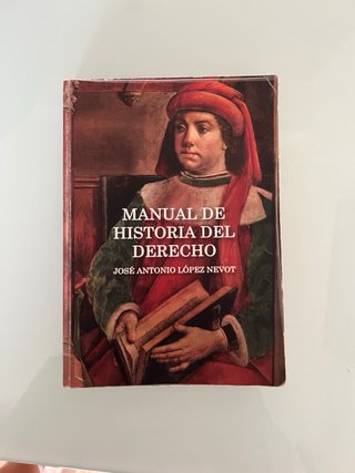 Manual de historia del derecho