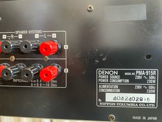 Amplificador Denon PMA-915R Negro