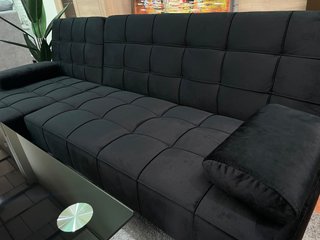 Sofá Cama Chaise Longue Negro