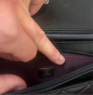 Borsa Chanel Nera Imbottitura Catena