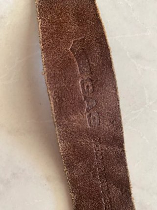 Cintura in pelle Gas Fibbia Decorativa