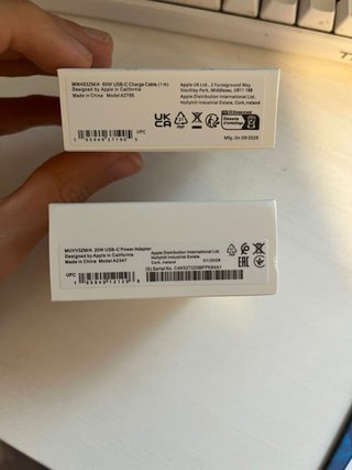 Cargador Apple USB-C 20W y Cable 60W