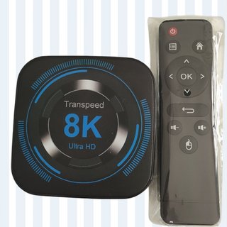 Transpeed 8K Ultra HD TV Box + Mando