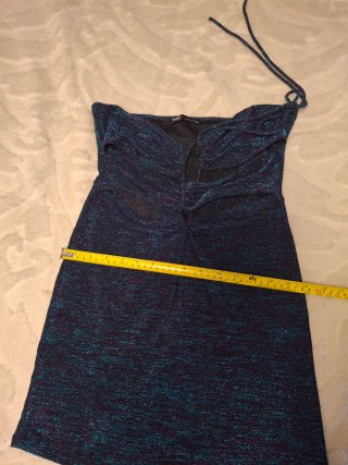 Vestido brillante multiposición Pull & Bear Talla