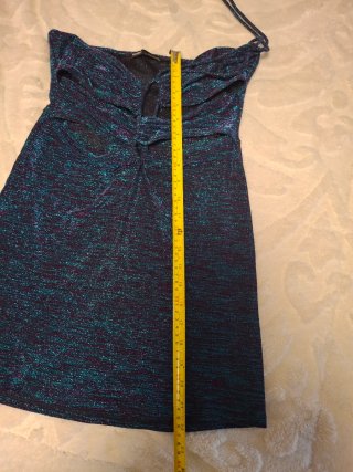 Vestido brillante multiposición Pull & Bear Talla