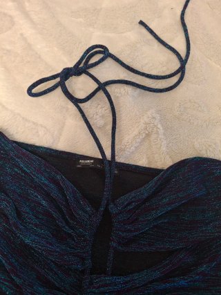 Vestido brillante multiposición Pull & Bear Talla