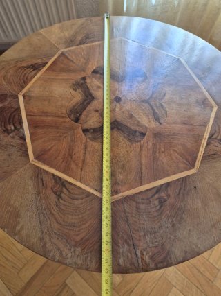 Mesa auxiliar vintage de madera
