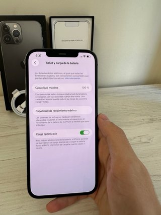 iPhone 12 pro max 100% |1AÑO DE GARANTIA