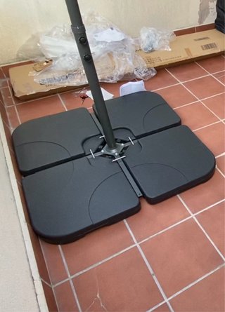 Parasol Excéntrico 294x193x250 + Base contrapeso