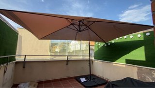 Parasol Excéntrico 294x193x250 + Base contrapeso
