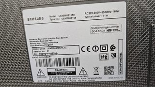 Samsung TV 43” 4K UHD Smart TV