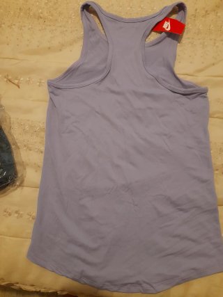 Camiseta tirantes Nike morada talla S