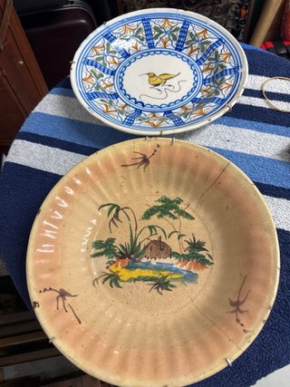 Piatti decorativi antichi da appendere