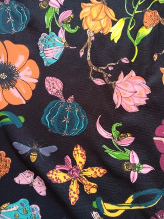 Vestido Zara Estampado Flores Talla S
