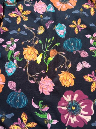 Vestido Zara Estampado Flores Talla S