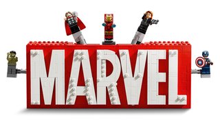 LEGO Marvel 76313 - Logo MARVEL y minifiguras