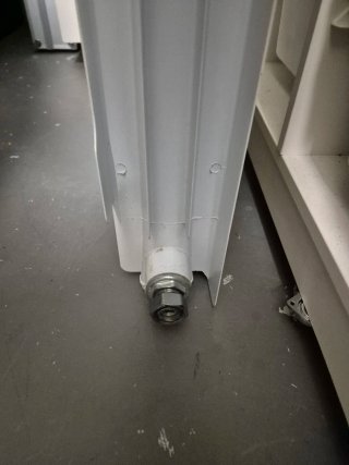 Radiador 6 módulos metal blanco