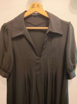 Vestido negro Zara, mirar medidas en última foto.