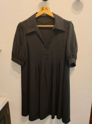 Vestido negro Zara, mirar medidas en última foto.